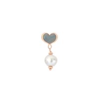 Orecchini Maman et Sophie Donna perla di labuan in Argento Perla ORLAB4G - ORLAB4G